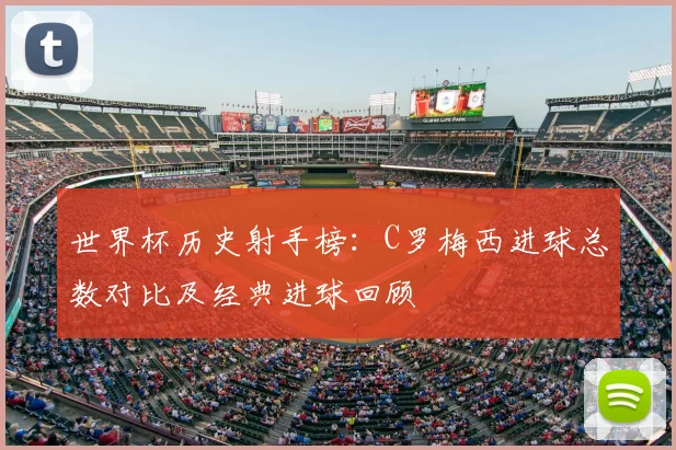 世界杯历史射手榜：C罗梅西进球总数对比及经典进球回顾